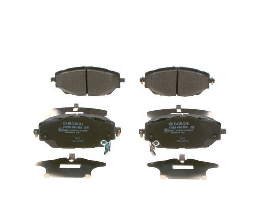 ÖN FREN BALATA TOYOTA C-HR 1.2L 8NRFTS NGX10 16- / 1.8L 2ZR-FXE HYBRID ZYX10 ZYX11 16-