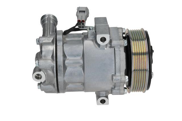 KLİMA KOMPRESÖRÜ FIAT DOBLO 10 FIORINO 07GRANDE PUNTO 0513 LINEA 07 CORSA D 0614 PEUGEOT BIPPE R CITROEN NEMO ALFA MITO 0918 1.3 MTJ 1.7 CDTI 12V 6 KANAL 110MM KABLOLU