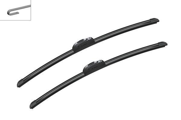 SILECEK SUPURGESI TAKIMI 550mm / 530mm LAND ROVER DISCOVERY III-IV L319 RANGE ROVER P38A L320